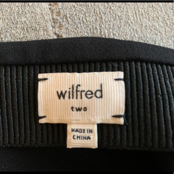 ARITZIA | WILFRED Campagne Pencil Skirt Black - Picture 6 of 7